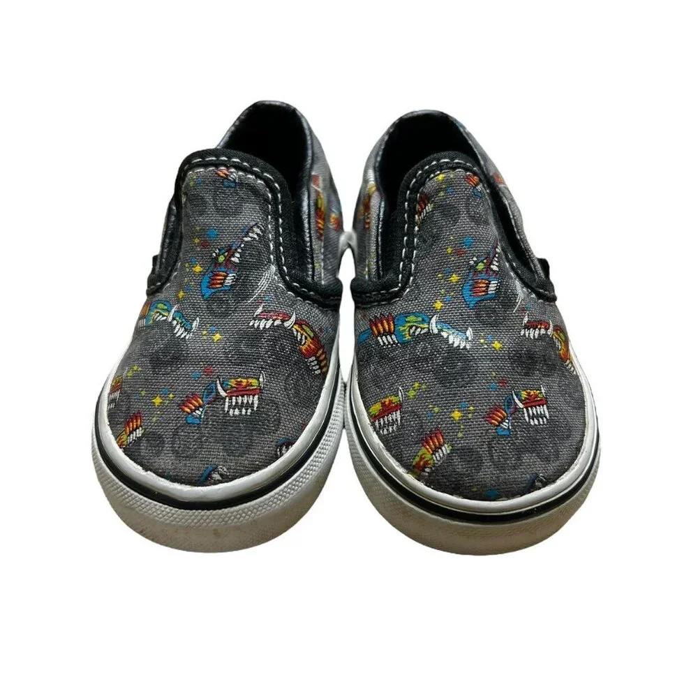 Vans Sz 4 Monster Truck Slip-On Sneakers Shoes